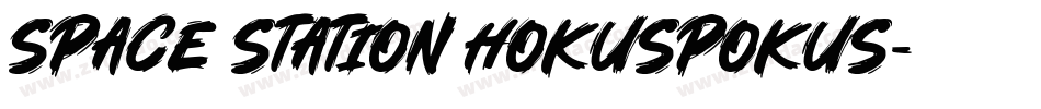 Space Station Hokuspokus字体转换